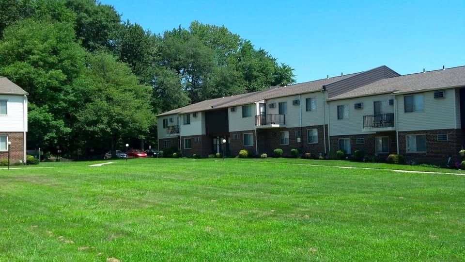Building exterior side view